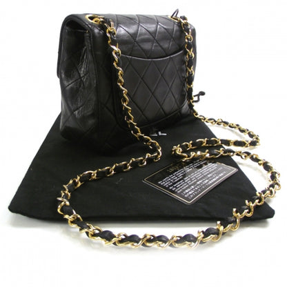 Chanel Lambskin Mini Flap Black 3 of 12