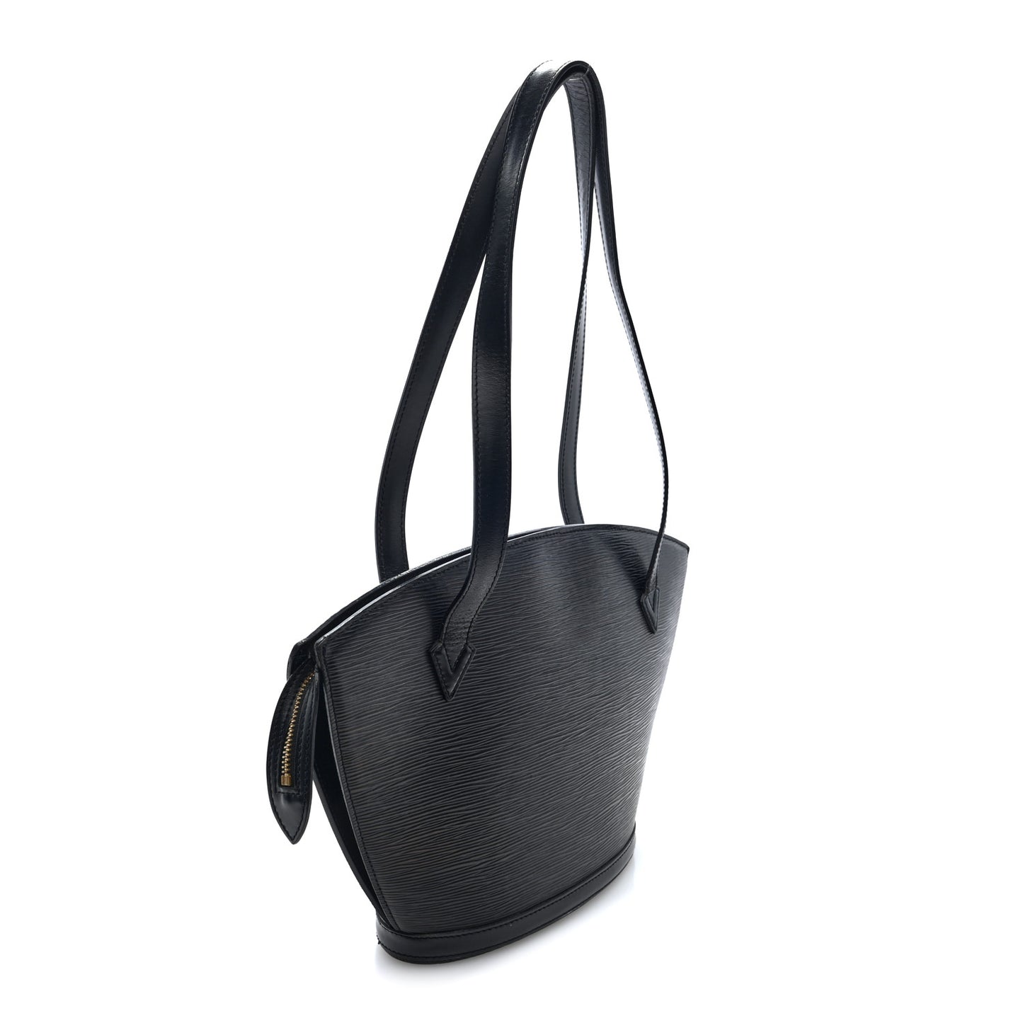 Epi Saint Jacques PM Long Straps Black