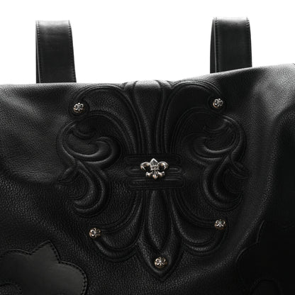 Chrome Hearts Calfskin Cross Patch Feurknee Backpack  Black 6 of 8