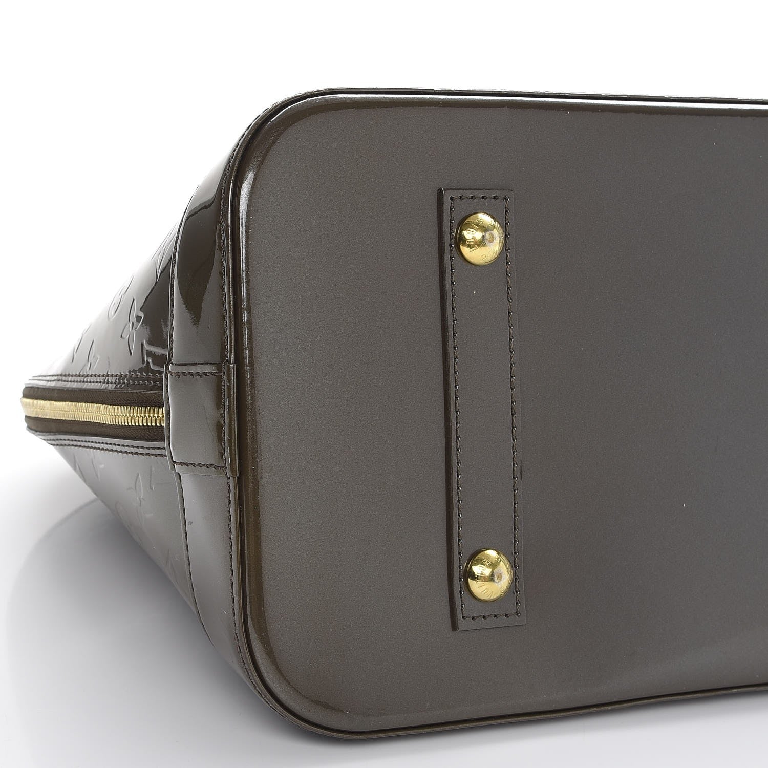 Louis Vuitton Vernis Alma GM Vert Bronze 14 of 22