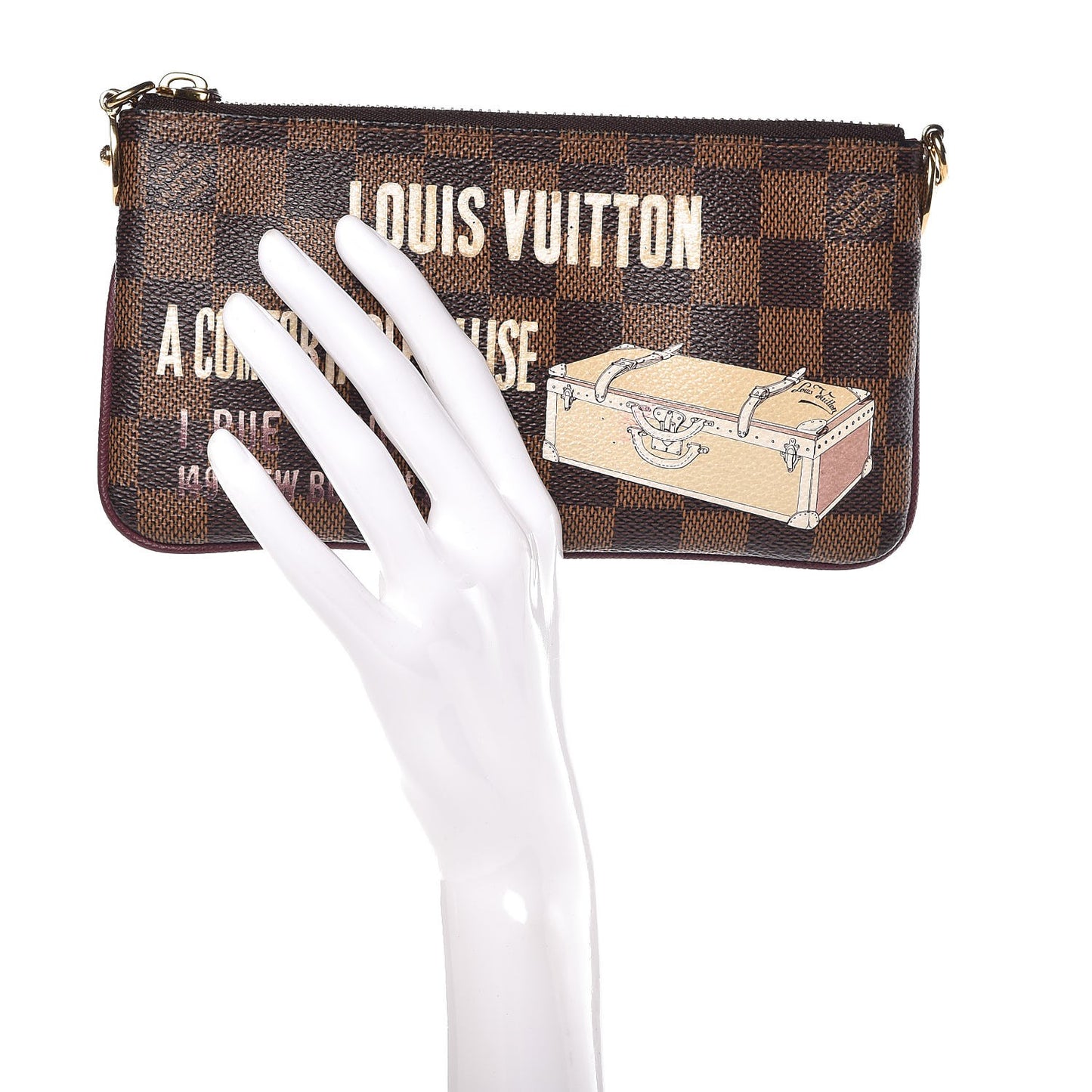 Damier Ebene Milla MM Trunk Pochette