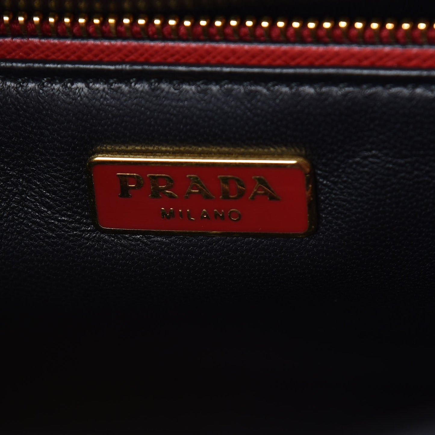 Saffiano Tri-Color Turn Lock Satchel Fuoco White Black