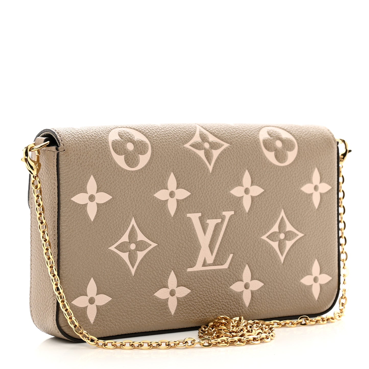Empreinte Monogram Giant Felicie Pochette Tourterelle Creme