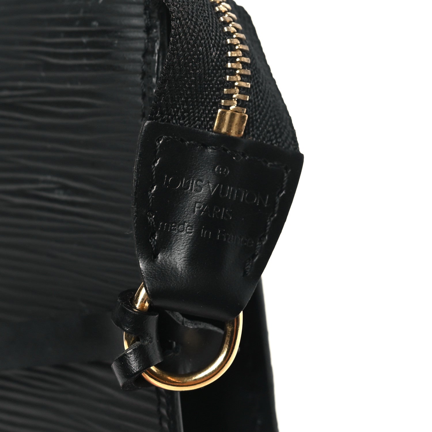 Louis Vuitton Epi Pochette Accessories 24 Black 6 of 10