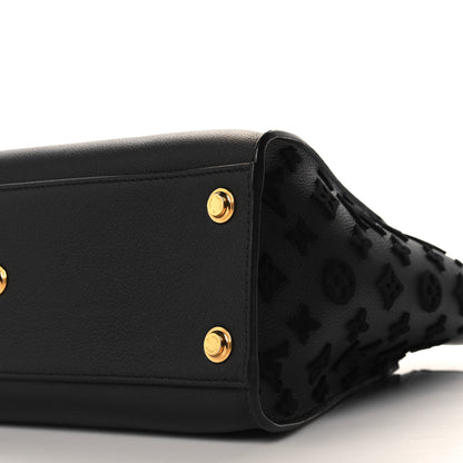 Louis Vuitton Calfskin Monogram Tufting On My Side Black 9 of 9
