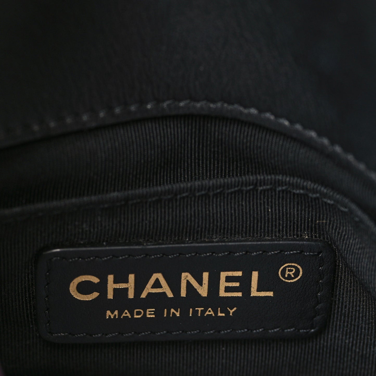 Calfskin Quilted Top Handle Flap Black