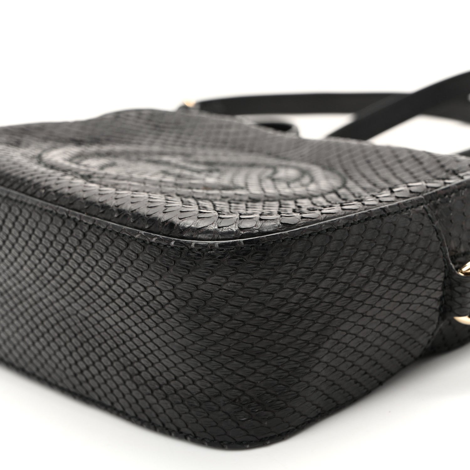 Gucci Snakeskin Small Soho Disco Bag Black 10 of 11