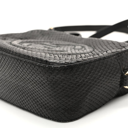 Gucci Snakeskin Small Soho Disco Bag Black 10 of 11