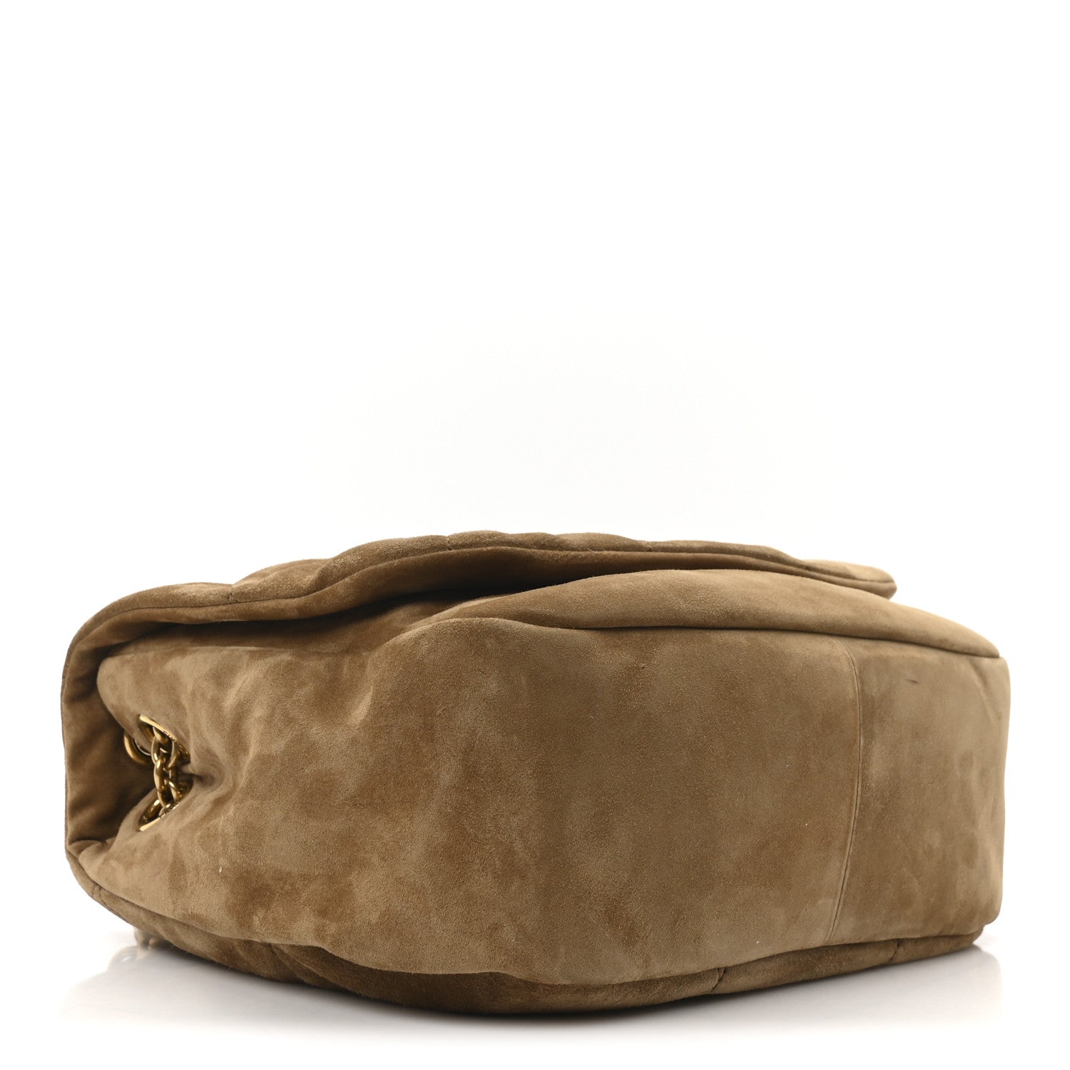 Saint Laurent Suede Matelasse Monogram Medium Jamie 4.3 Golden Leaf 4 of 10