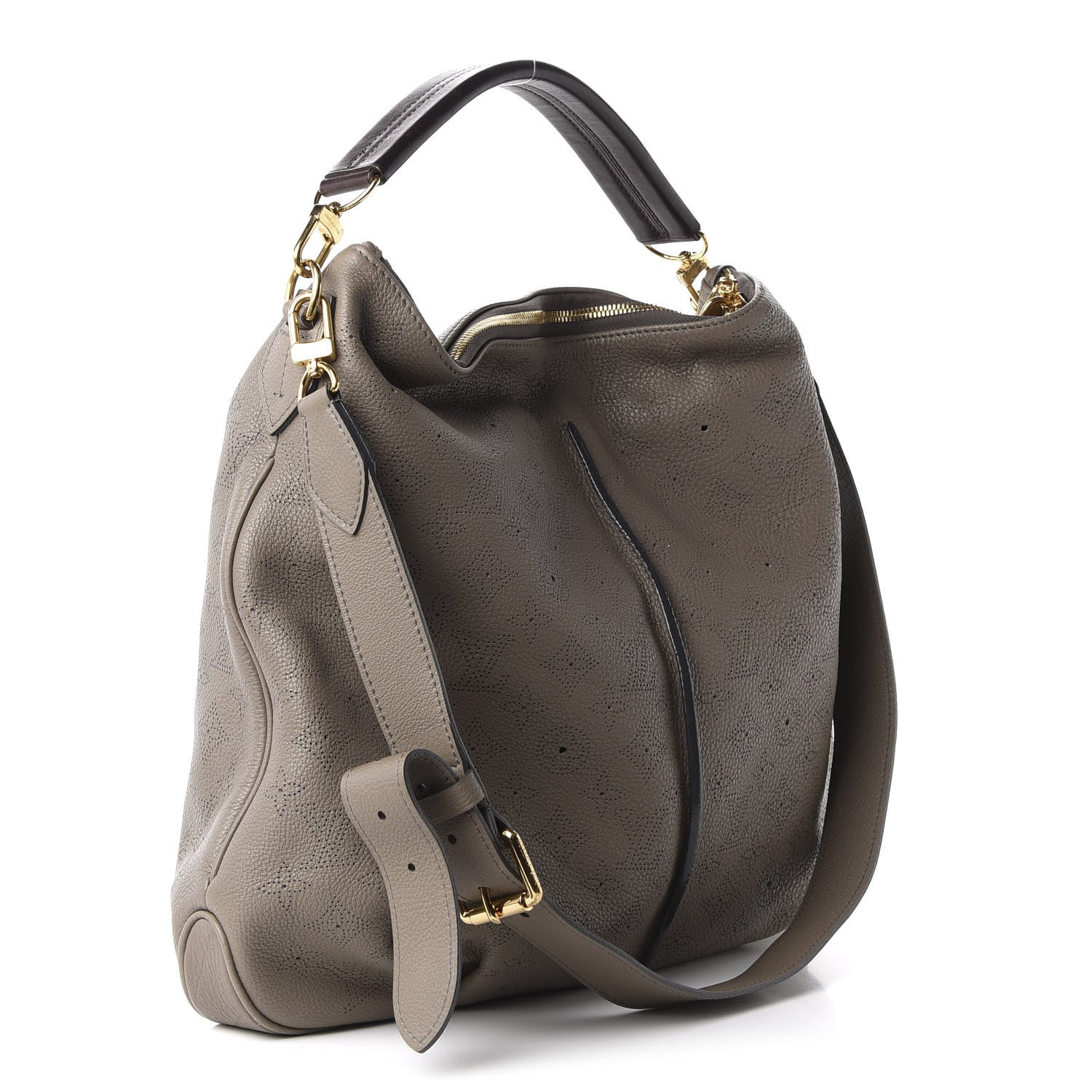 Louis Vuitton Mahina Selene MM Taupe 4 of 11