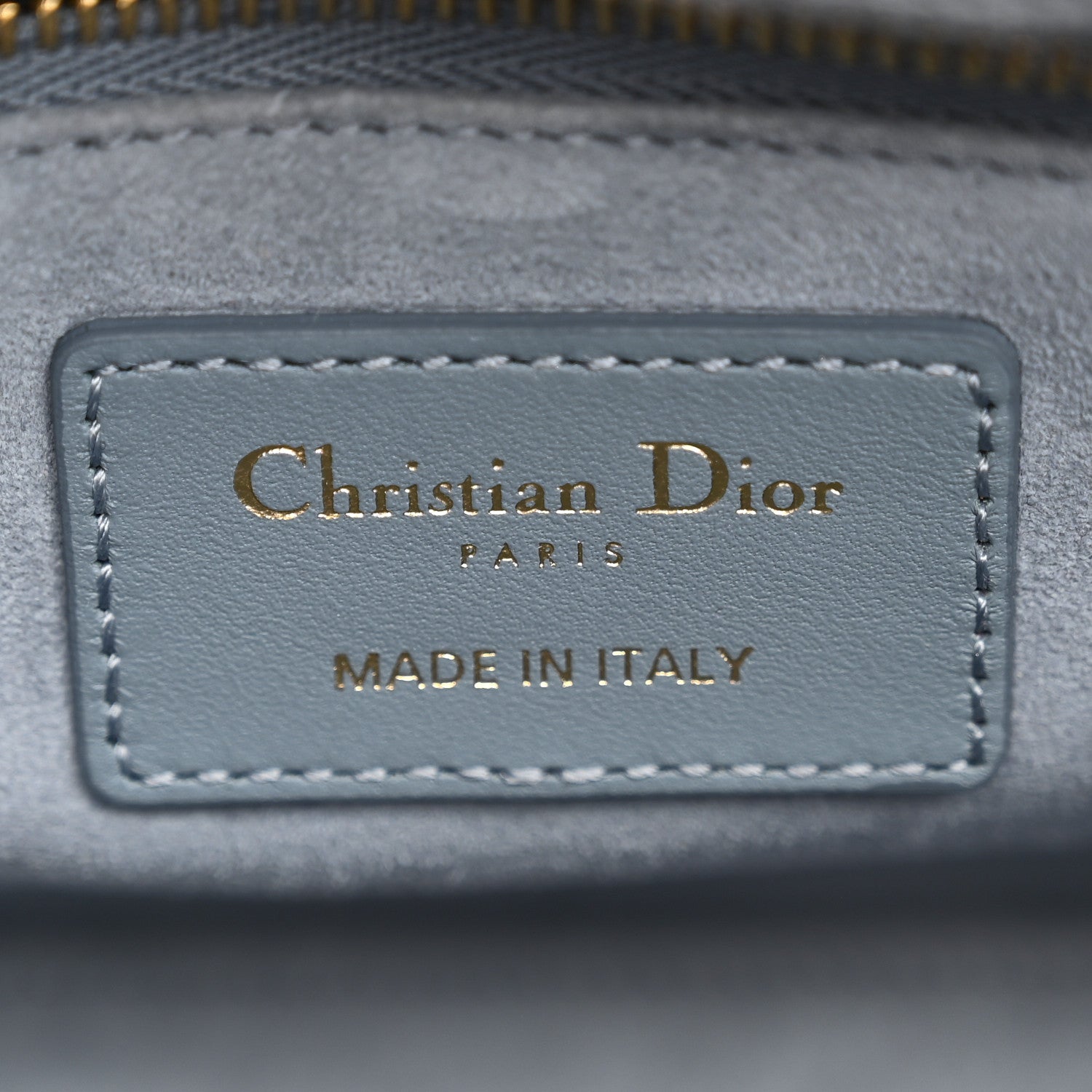 Christian Dior Lambskin Cannage Small My ABCDior Lady Dior Cloud Blue 5 of 8