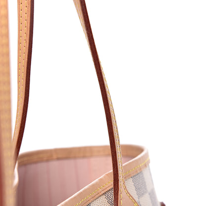 Louis Vuitton Damier Azur Neo Neverfull MM Rose Ballerine 20 of 28
