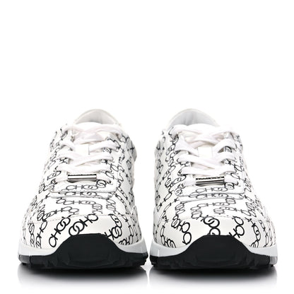 Jimmy Choo Nappa Monza Light Sneakers 38 Black White 2 of 8
