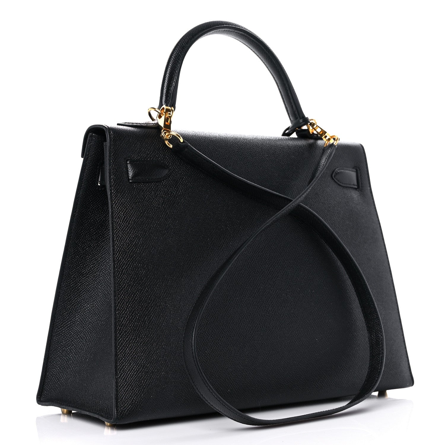 Hermes Epsom Kelly Sellier 32 Black 3 of 15