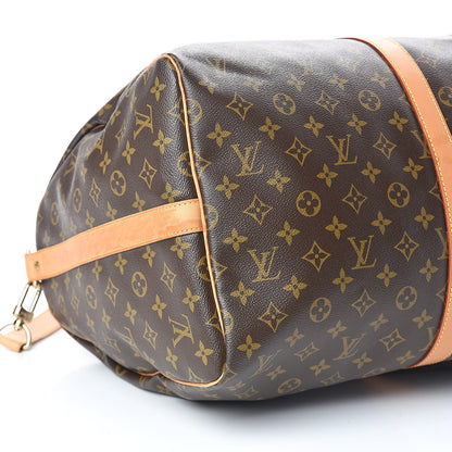 Louis Vuitton Monogram Keepall Bandouliere 55 11 of 13