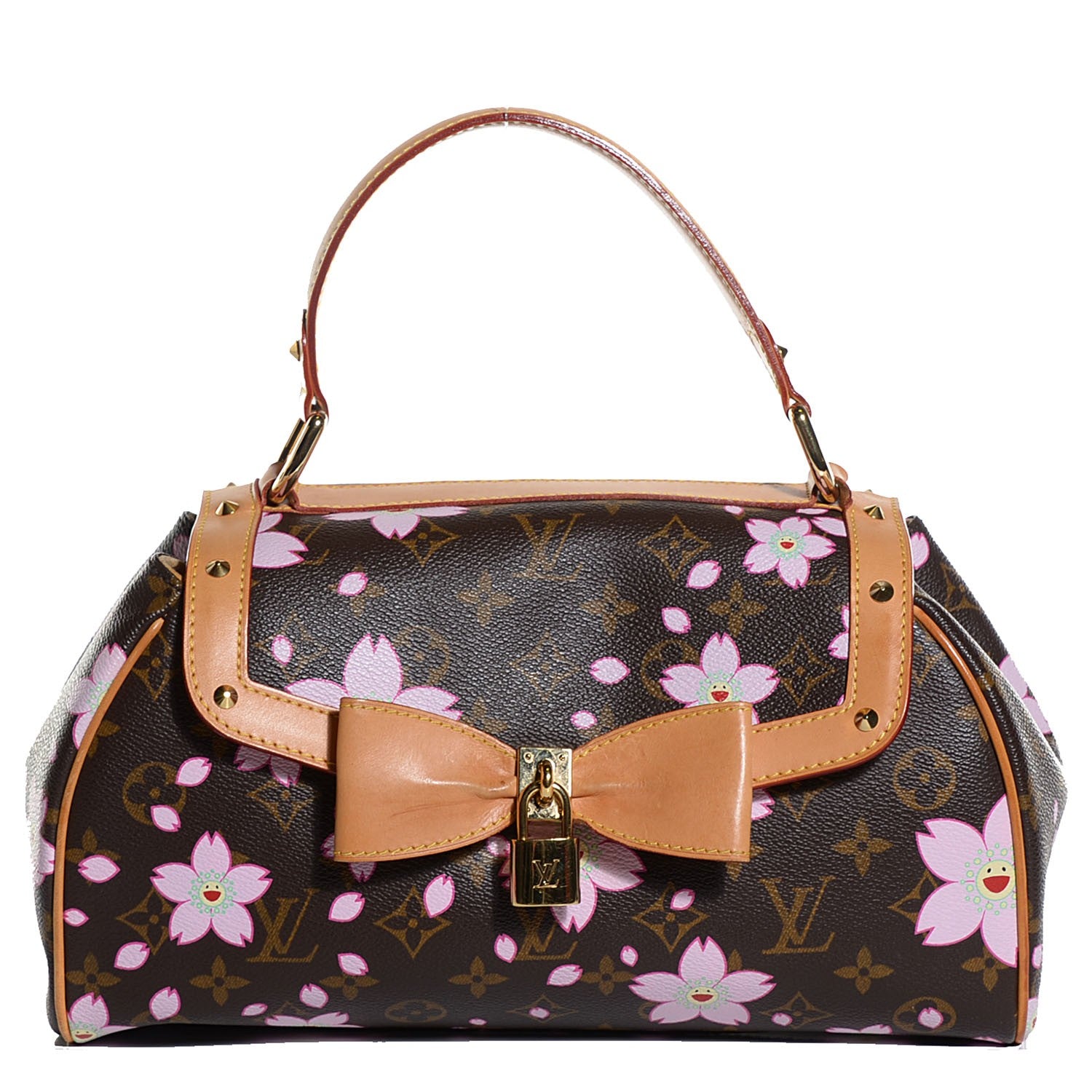 Louis Vuitton Monogram Cherry Blossom Sac Retro Bag Brown 1 of 12