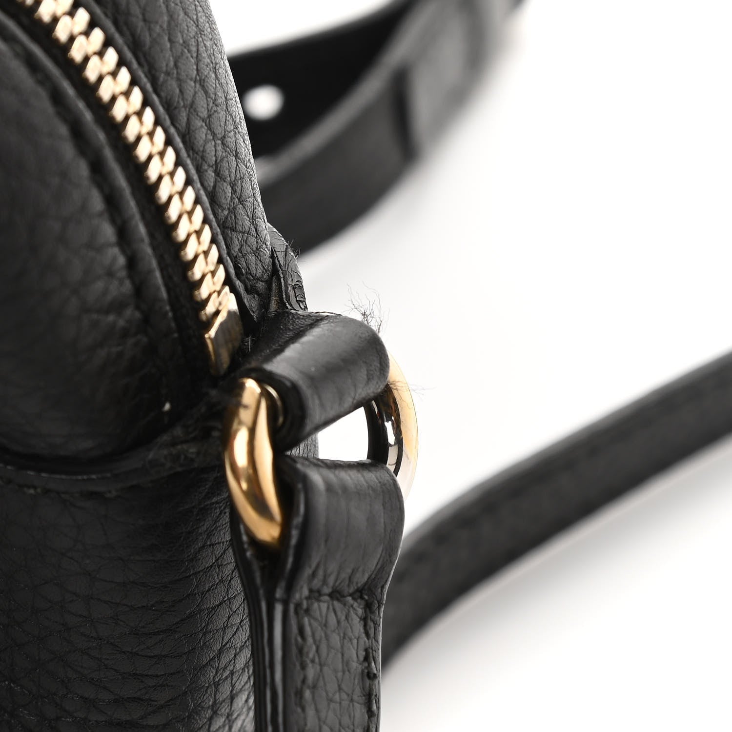 Gucci Pebbled Calfskin Small Soho Disco Bag Black 11 of 13