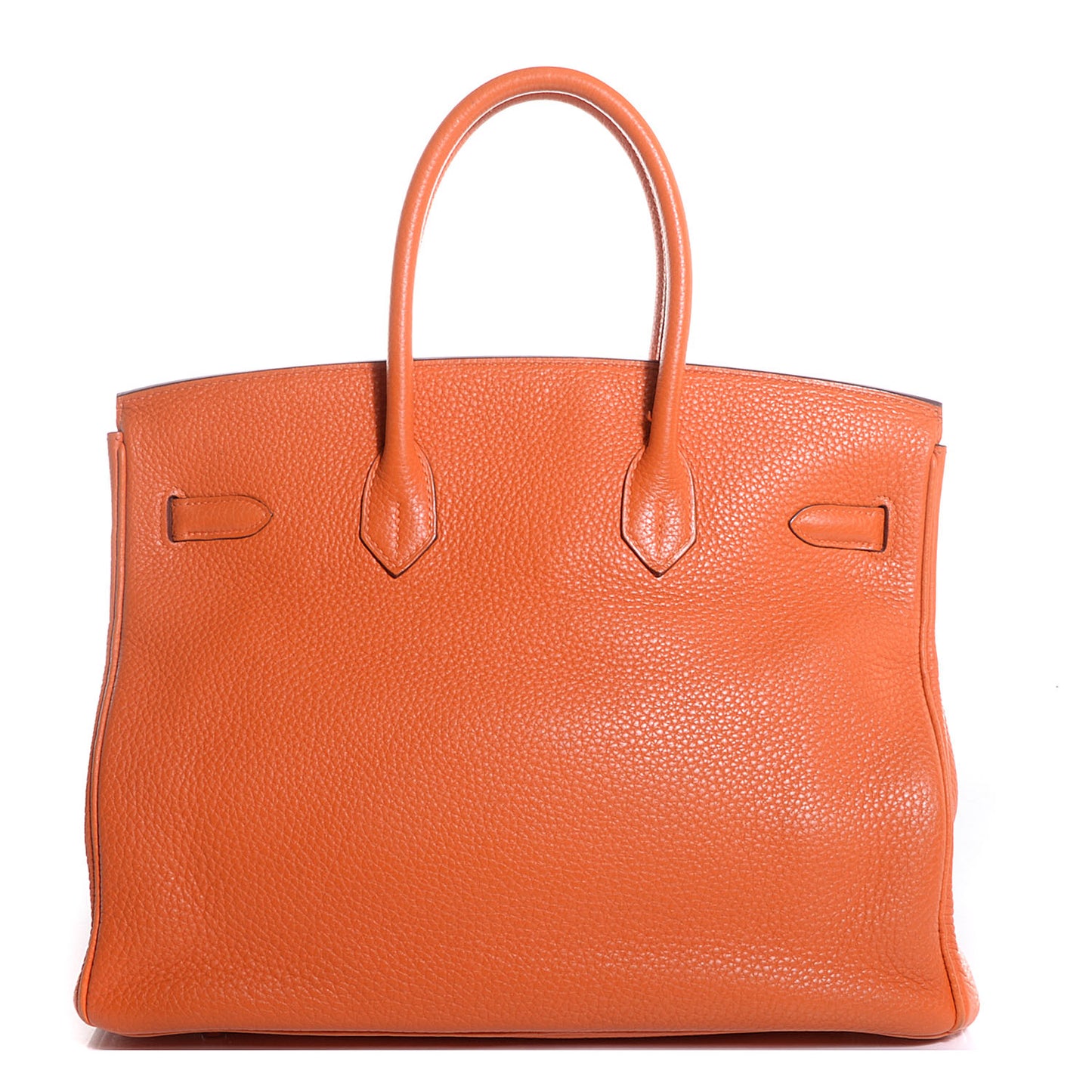 Taurillon Clemence Birkin 35 Orange