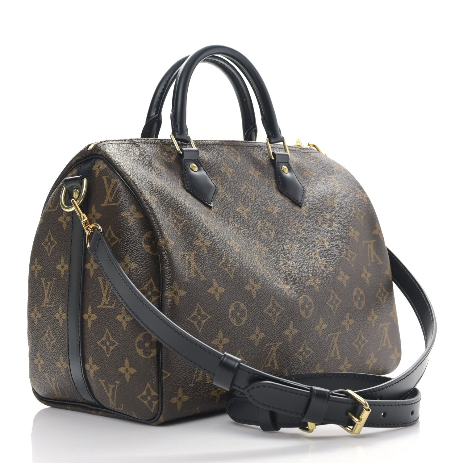 Louis Vuitton Monogram My World Tour Speedy Bandouliere 30 Black 3 of 9