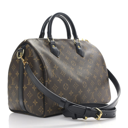 Louis Vuitton Monogram My World Tour Speedy Bandouliere 30 Black 3 of 9