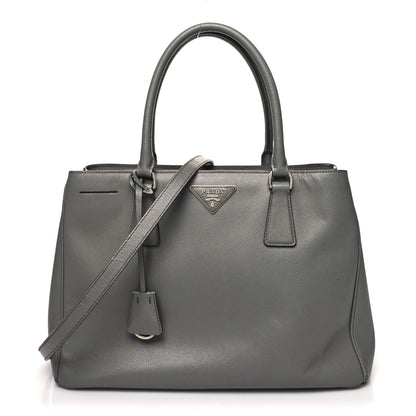 Prada Saffiano Medium Galleria Double Zip Tote Marmo 1 of 16
