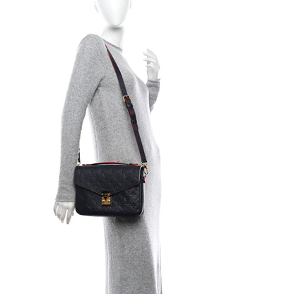 Louis Vuitton Empreinte Pochette Metis Marine Rouge 2 of 11