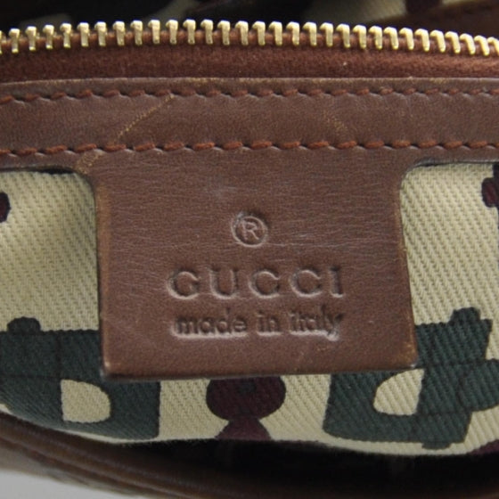 Guccissima Punch Hobo Brown