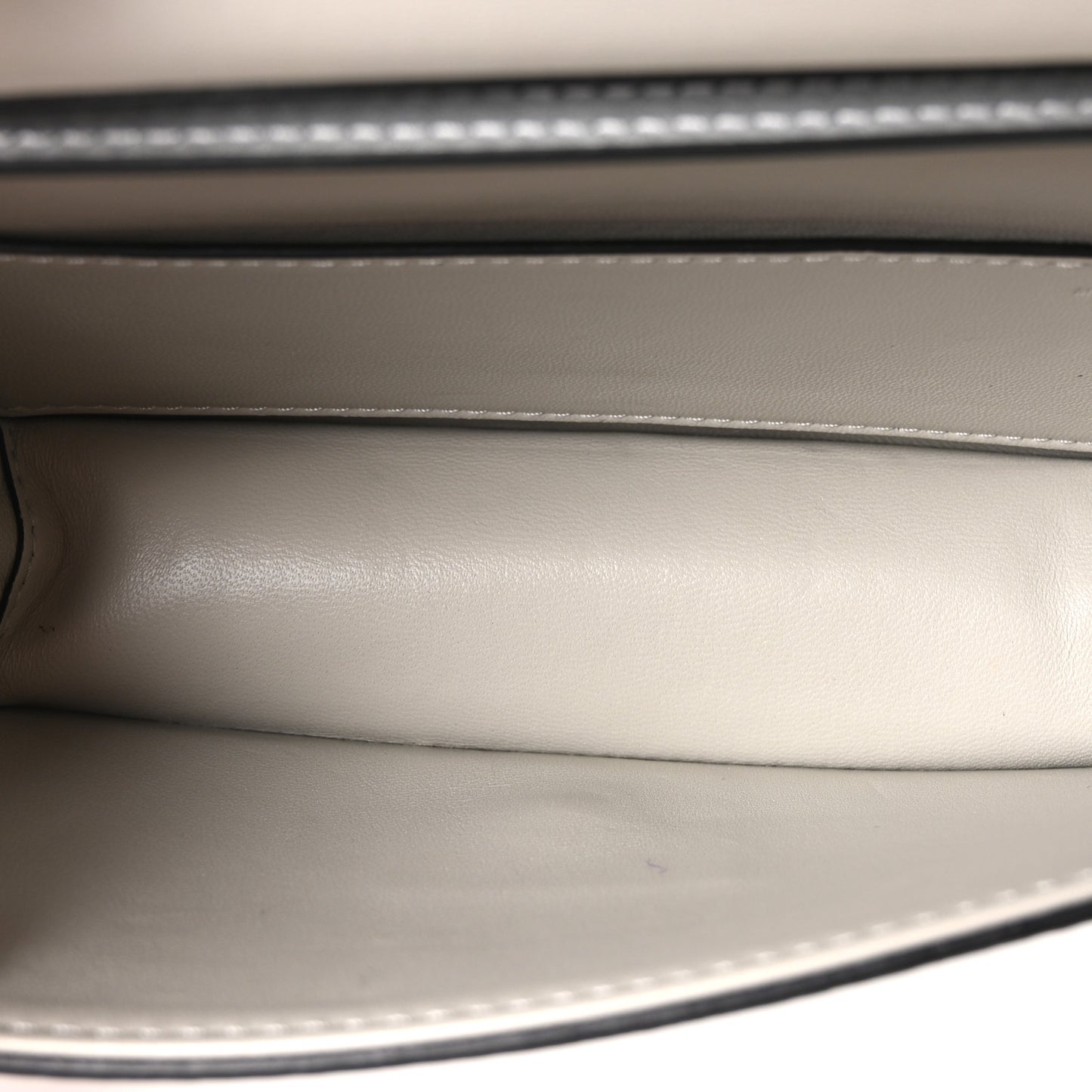 Laminated Calfskin Vlogo Small Loco Shoulder Bag Silver