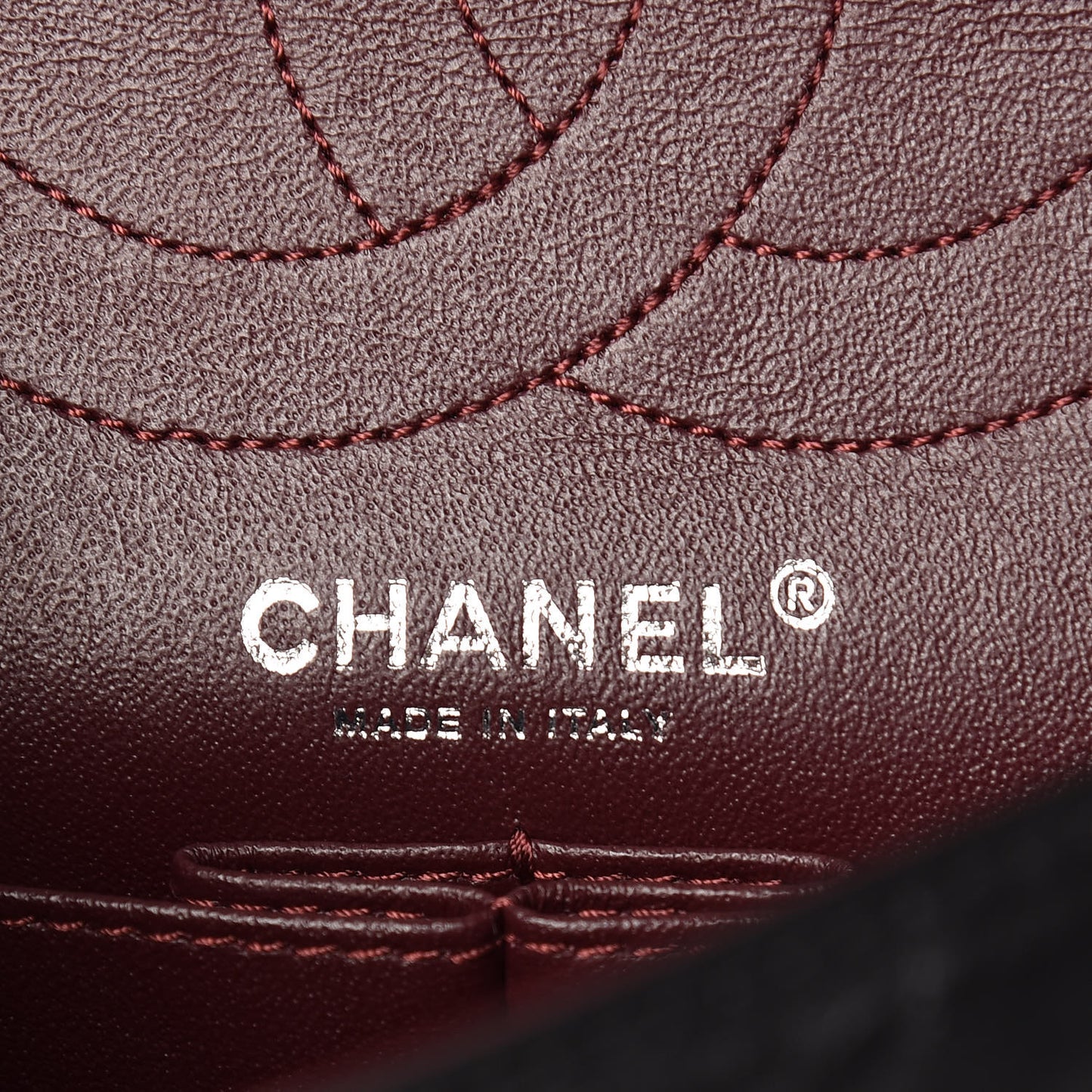 Aged Calfskin Quilted 2.55 Reissue 225 Flap Black