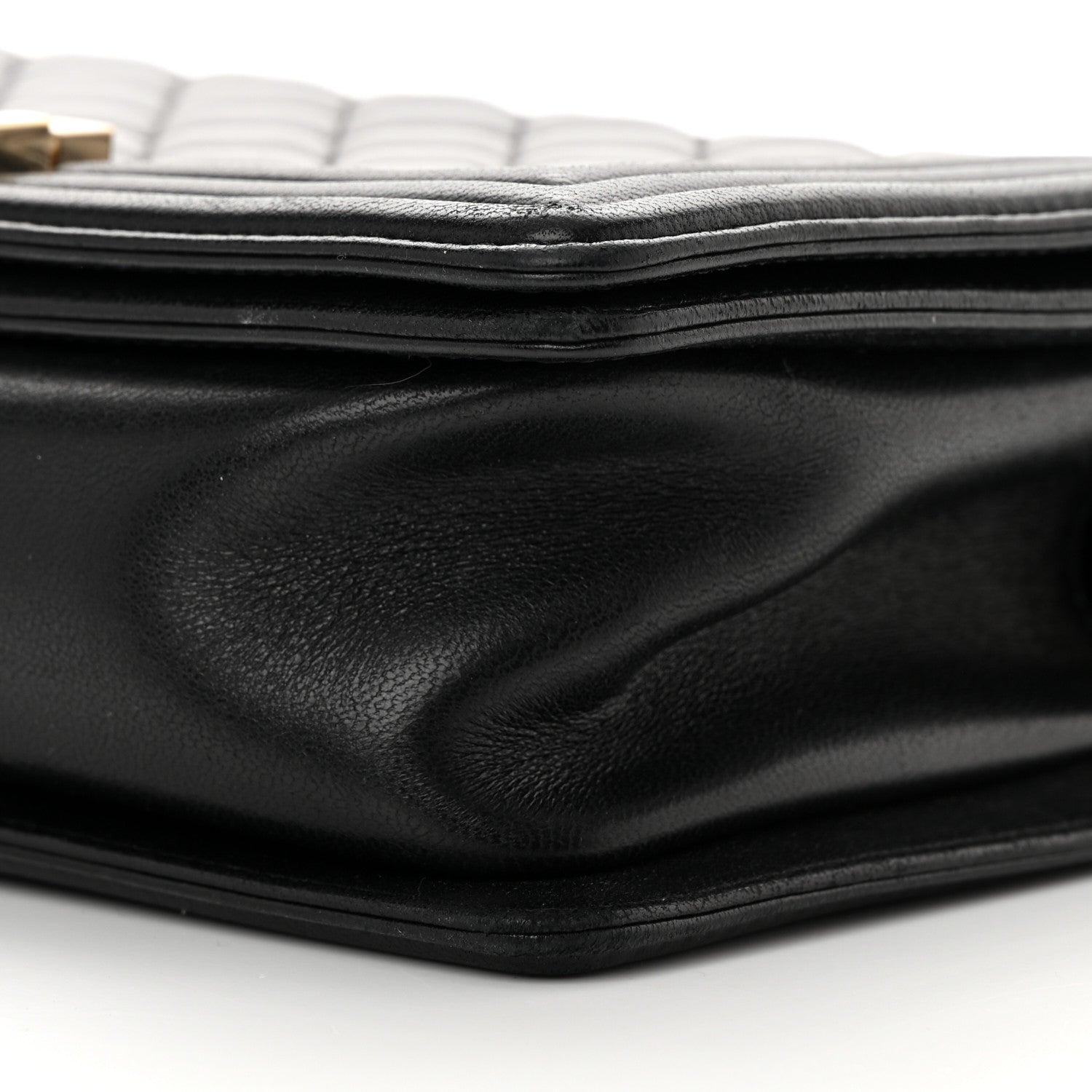 Chanel Lambskin Quilted Medium Boy Flap Black 10 of 15