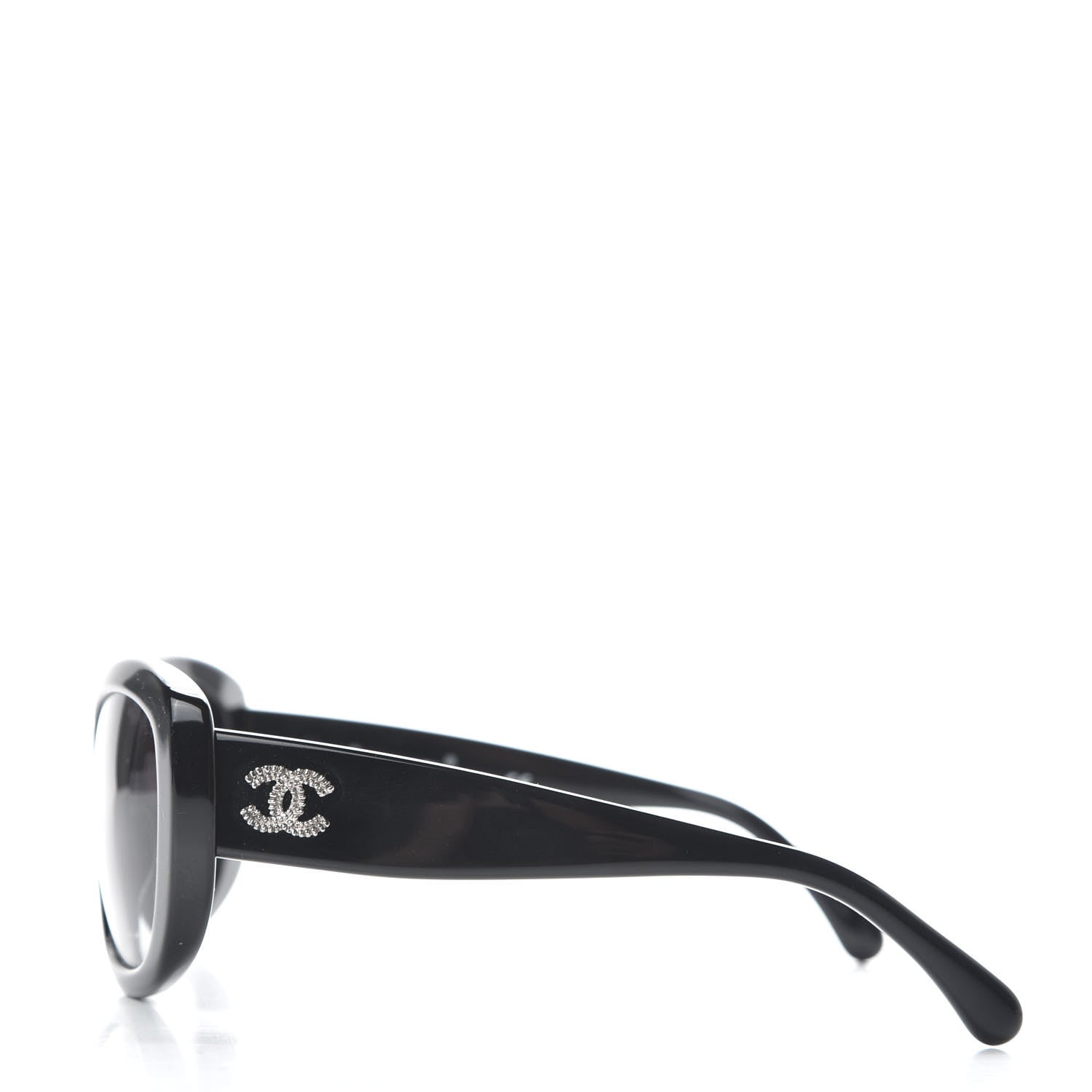 Chanel Acetate CC Sunglasses 40938 Black 3 of 8