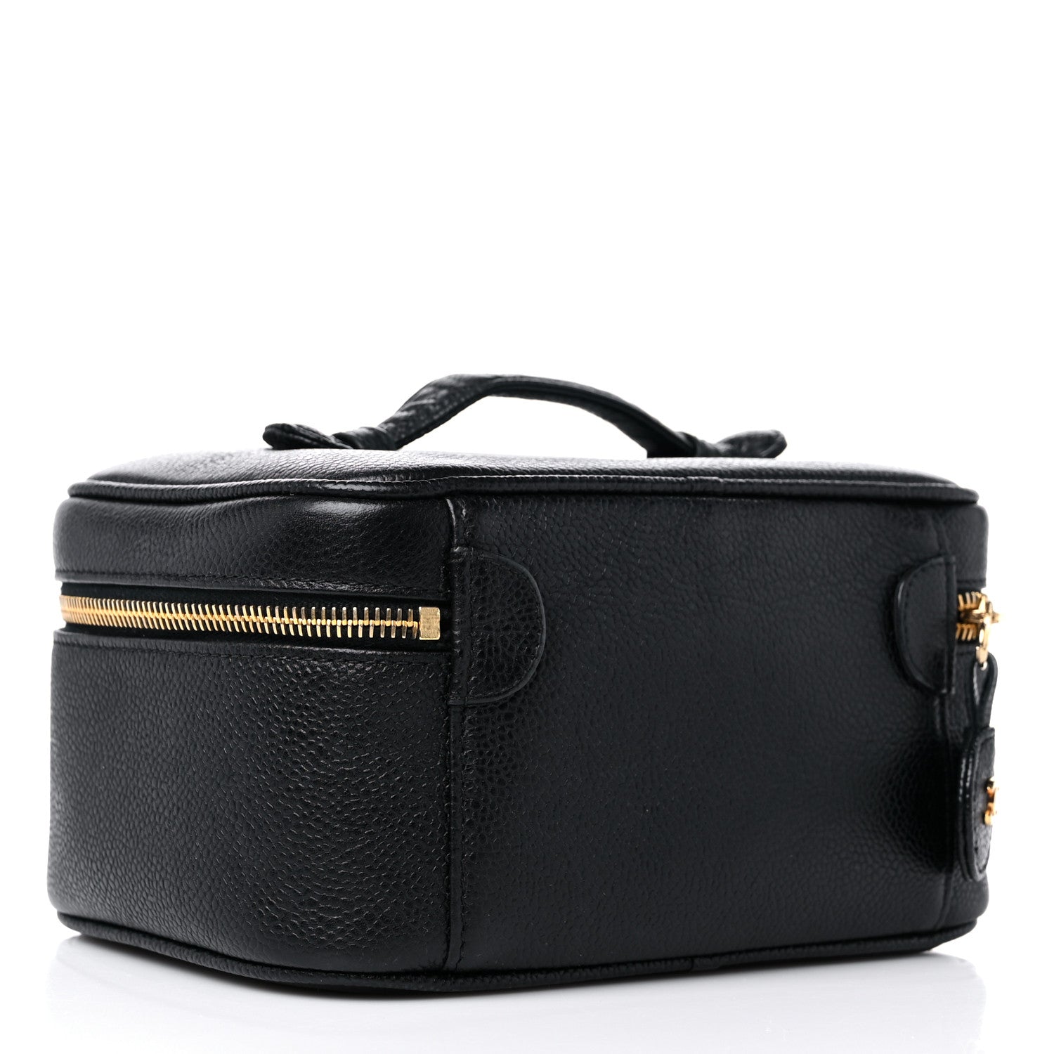 Chanel Caviar Vanity Cosmetic Case Black 3 of 12