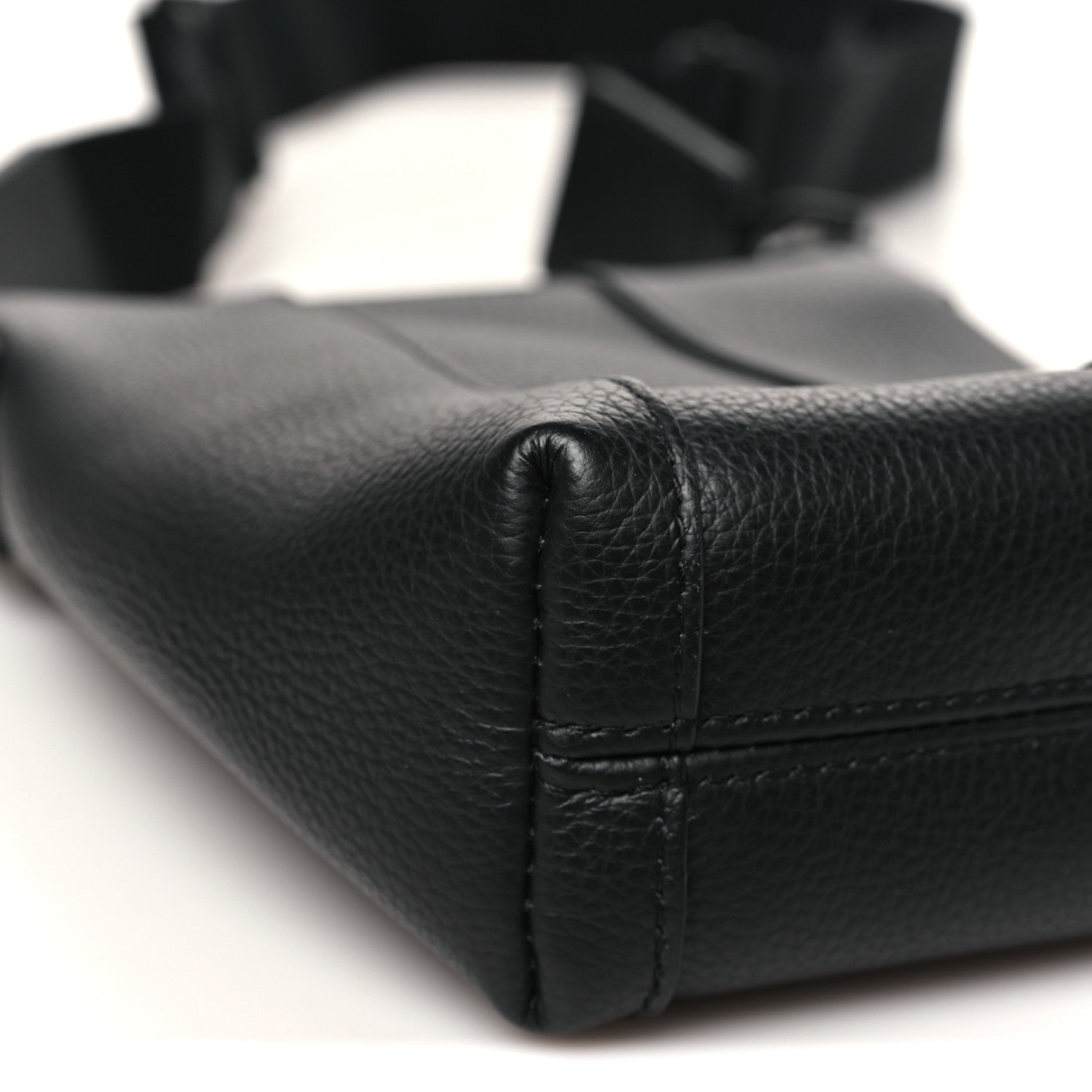 Balenciaga Calfskin Hourglass Phone Holder Bag Black 8 of 9