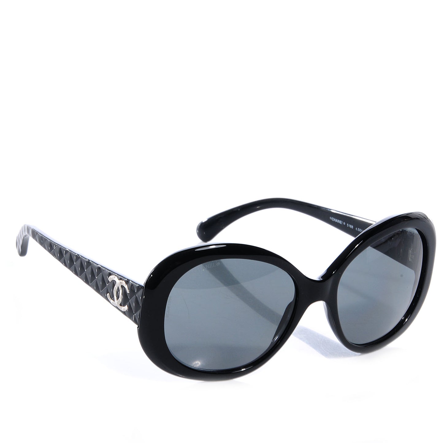 Quilted CC Sunglasses 5188 Black