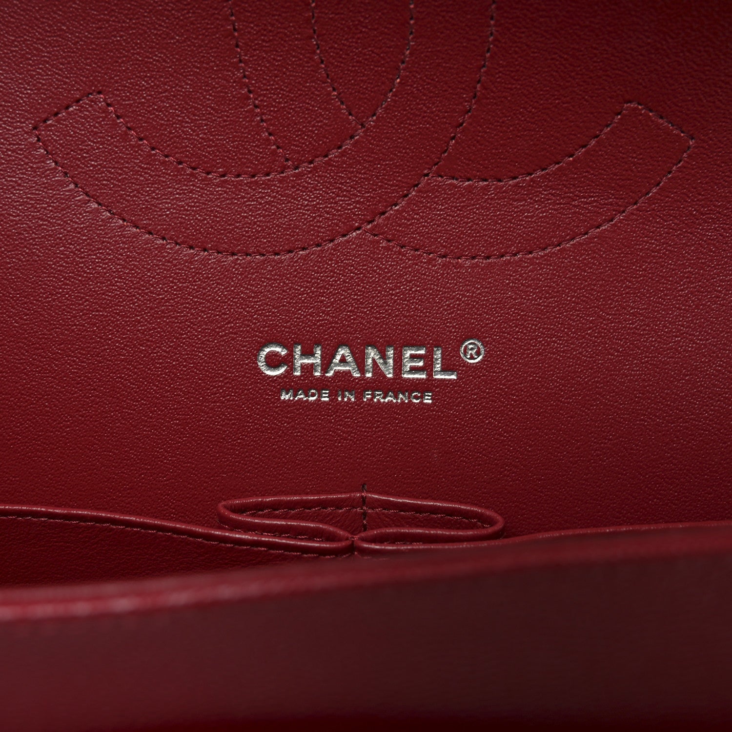 Chanel Caviar Quilted Jumbo Double Flap Dark Red 6 of 11