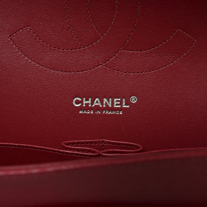 Chanel Caviar Quilted Jumbo Double Flap Dark Red 6 of 11