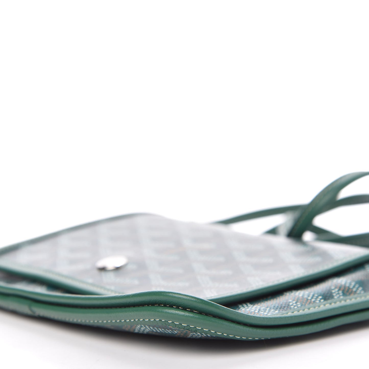 Goyardine Plumet Wallet Clutch Green