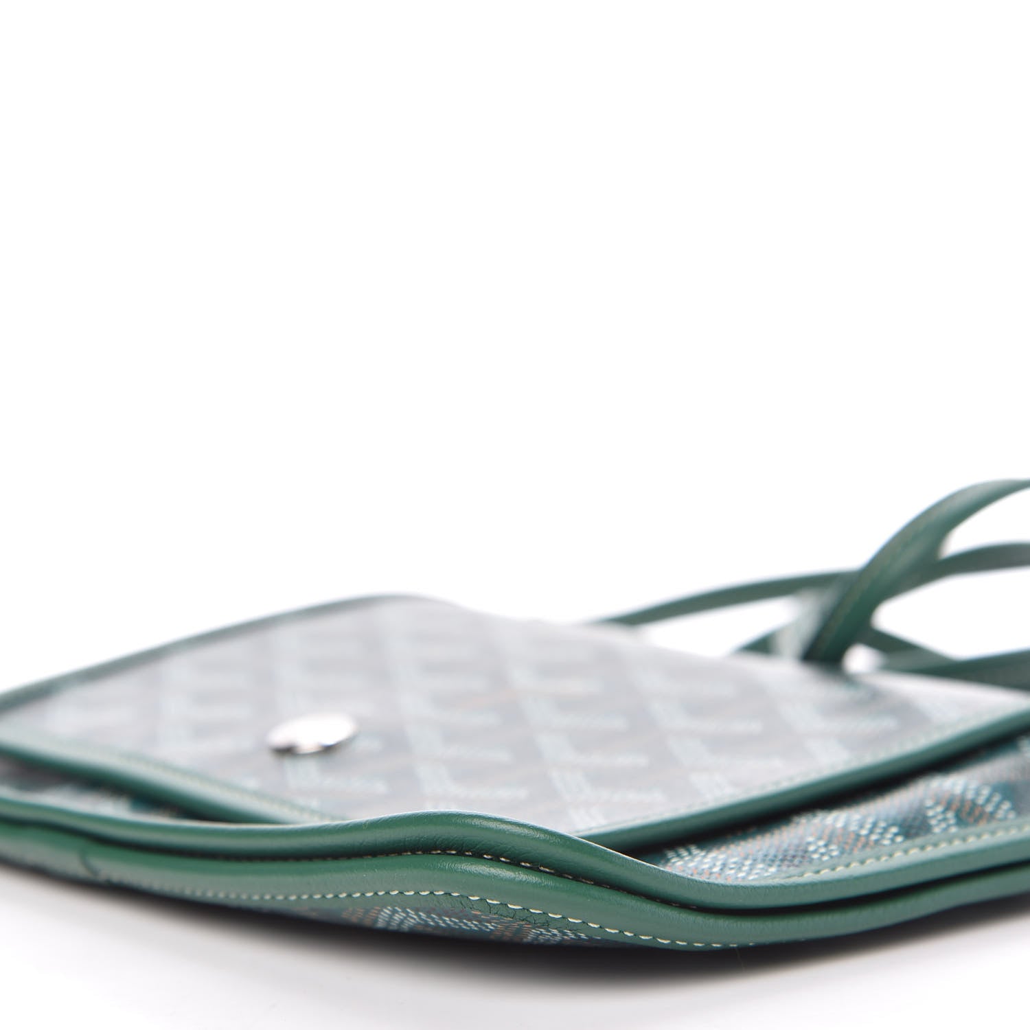 Goyard Goyardine Plumet Wallet Clutch Green 7 of 8