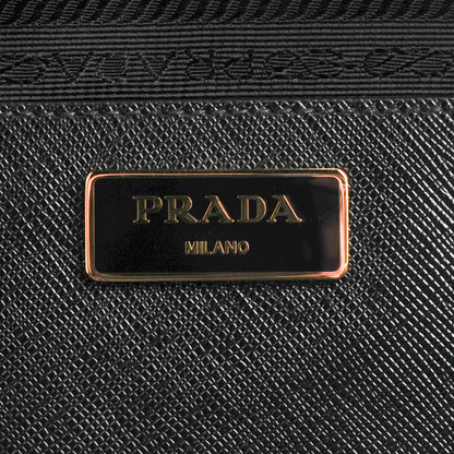 Prada Saffiano Large Galleria Double Zip Tote Black 8 of 11