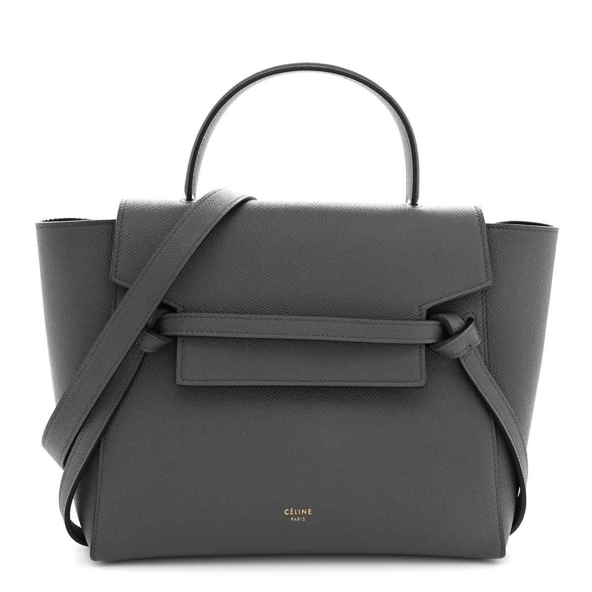 Celine Baby Grained Calfskin Micro Belt Bag Grey 1 of 10