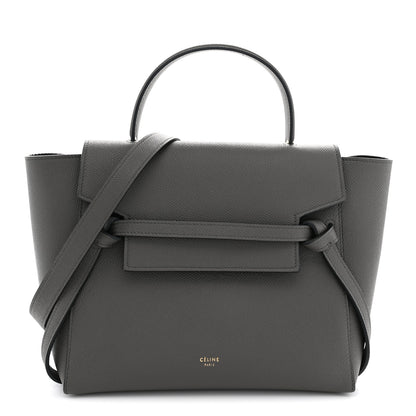 Celine Baby Grained Calfskin Micro Belt Bag Grey 1 of 10