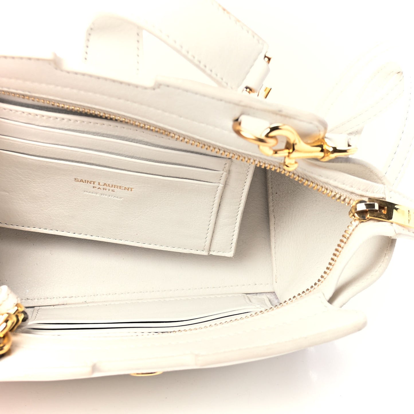 Calfskin Monogram Toy Cabas White