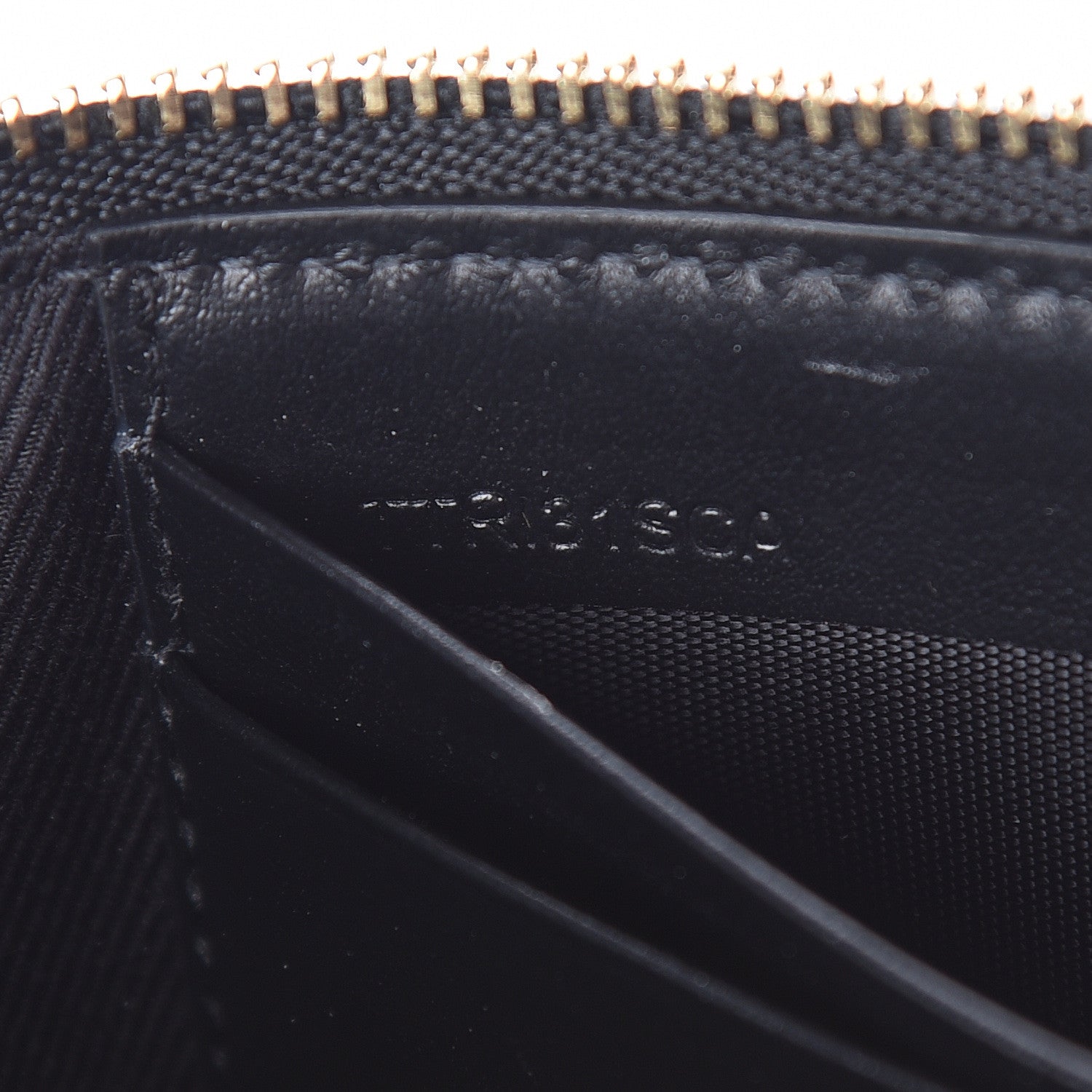 Burberry E-Canvas Monogram Stripe Zip Pouch Bridle Brown 7 of 8