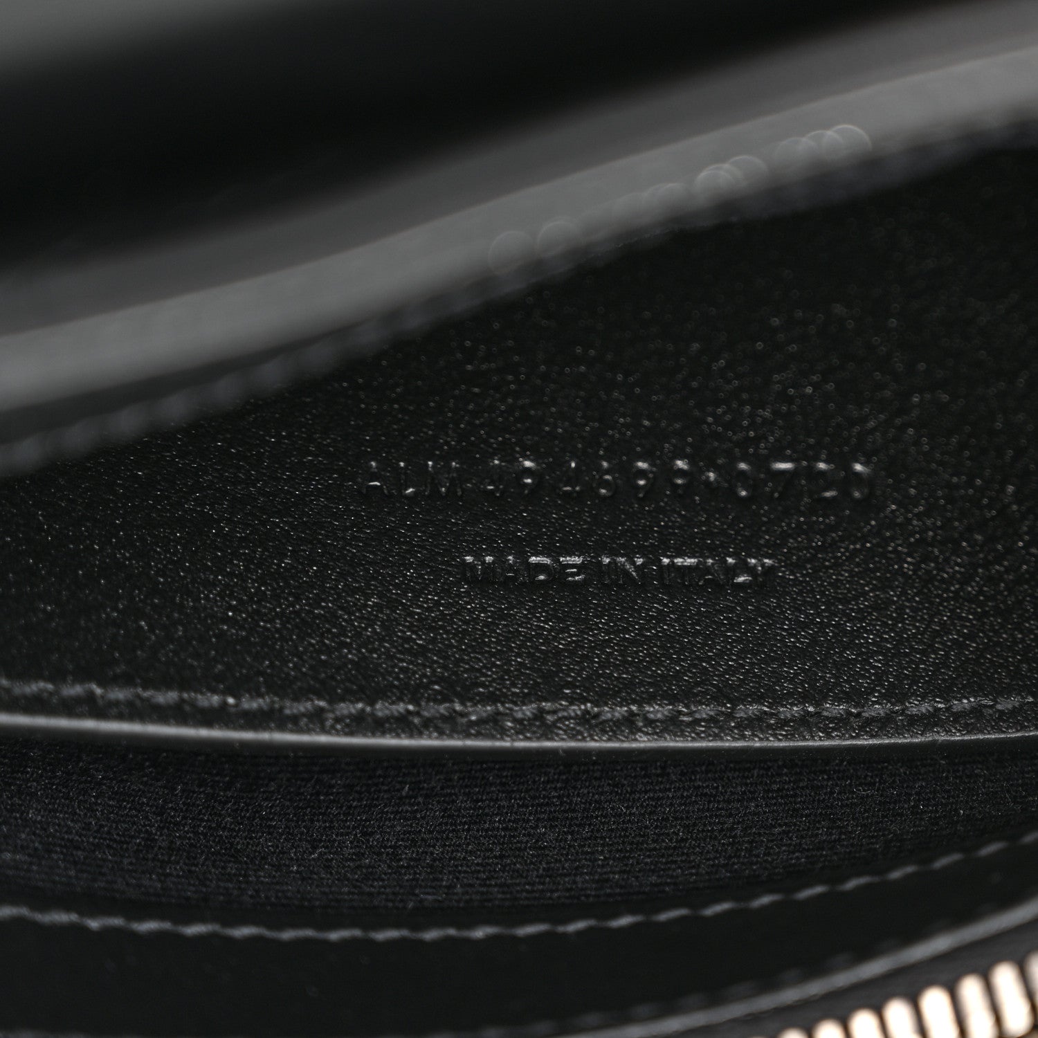 Saint Laurent Calfskin Y Quilted Monogram Small Loulou Chain Satchel Black 7 of 10