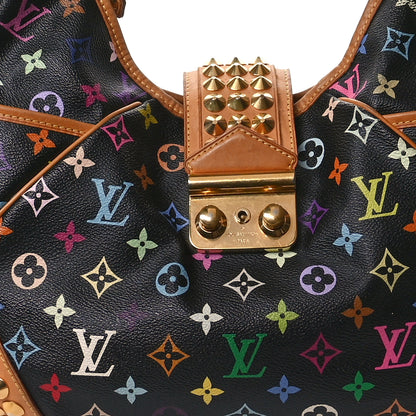 Louis Vuitton Monogram Multicolor Chrissie Black 7 of 12