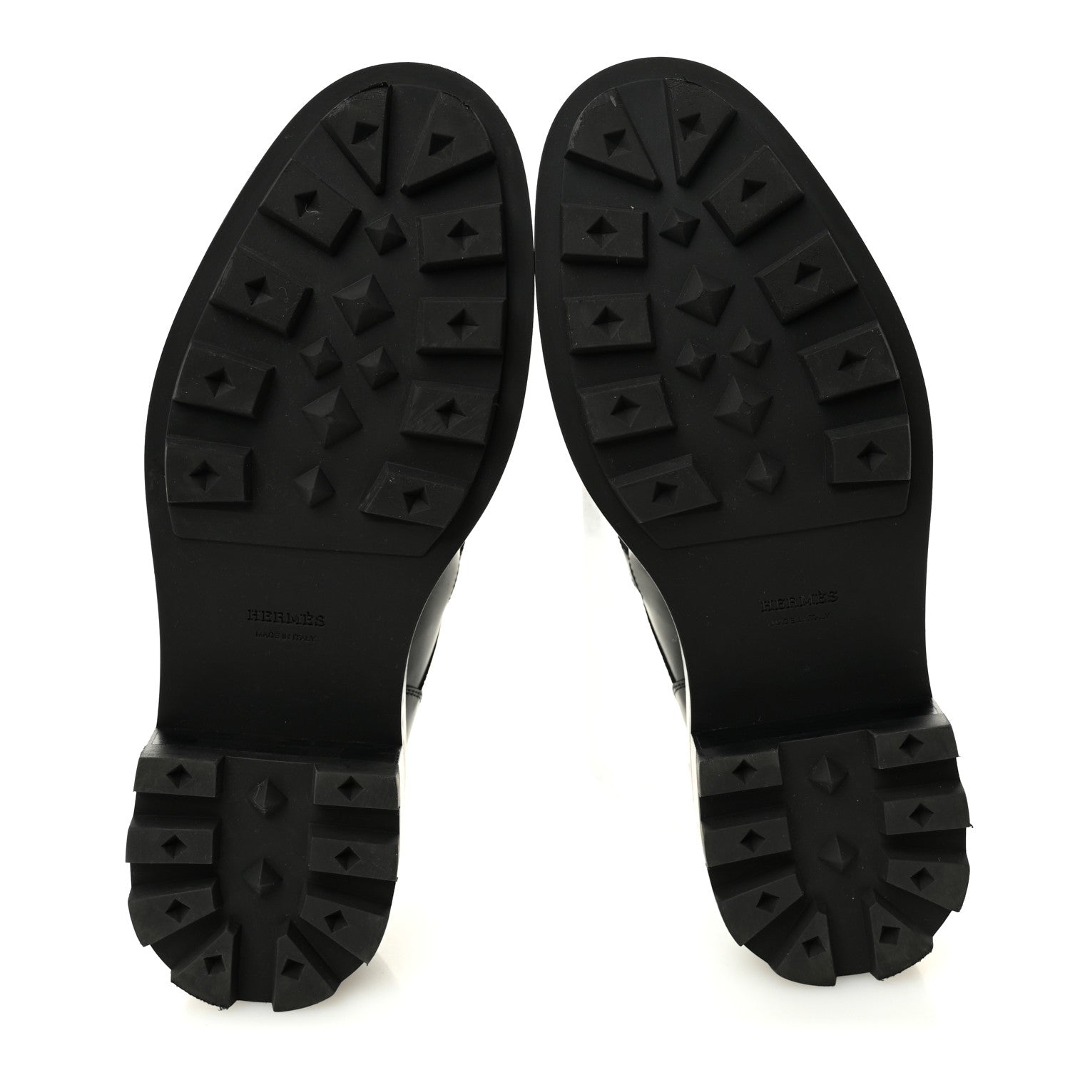 Hermes Glossed Calfskin First Oxford 38 Black 6 of 10