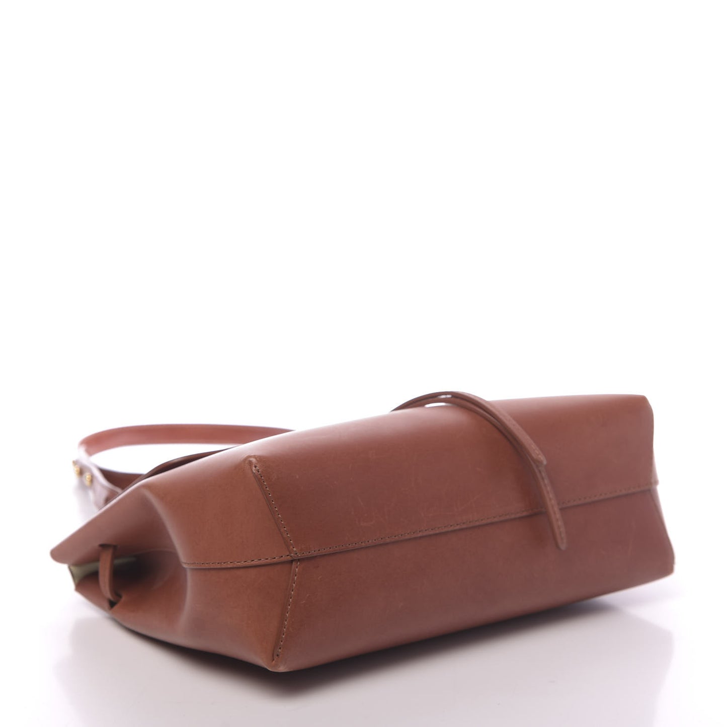 Calfskin Mini Lady Bag Brandy Cleo
