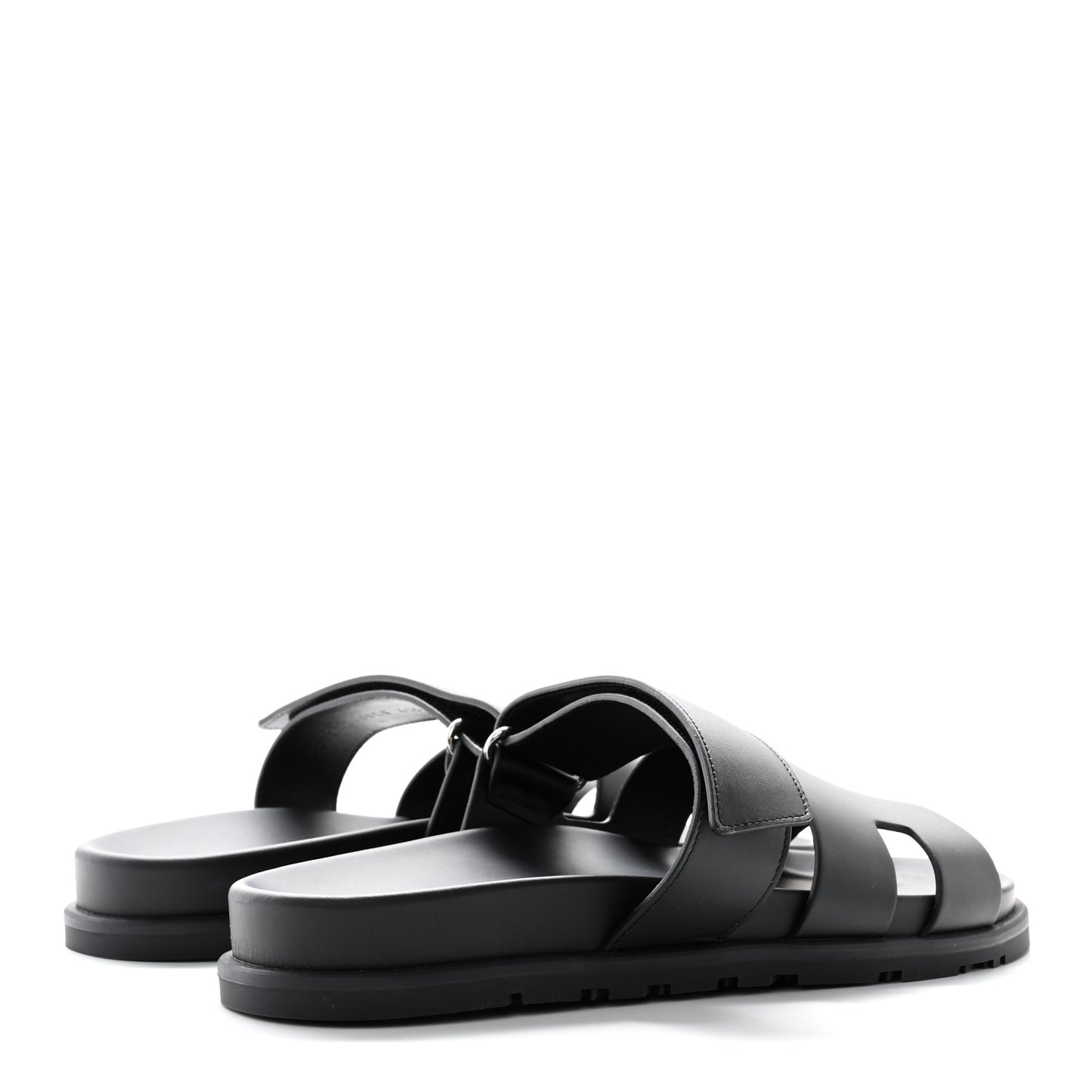 Calfskin Mens Chypre Sandals 41.5 Black