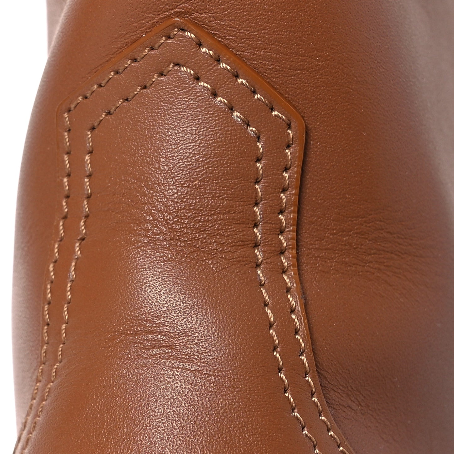Calfskin Dior Quest 35mm Hiking Boots 37.5 Golden Saddle