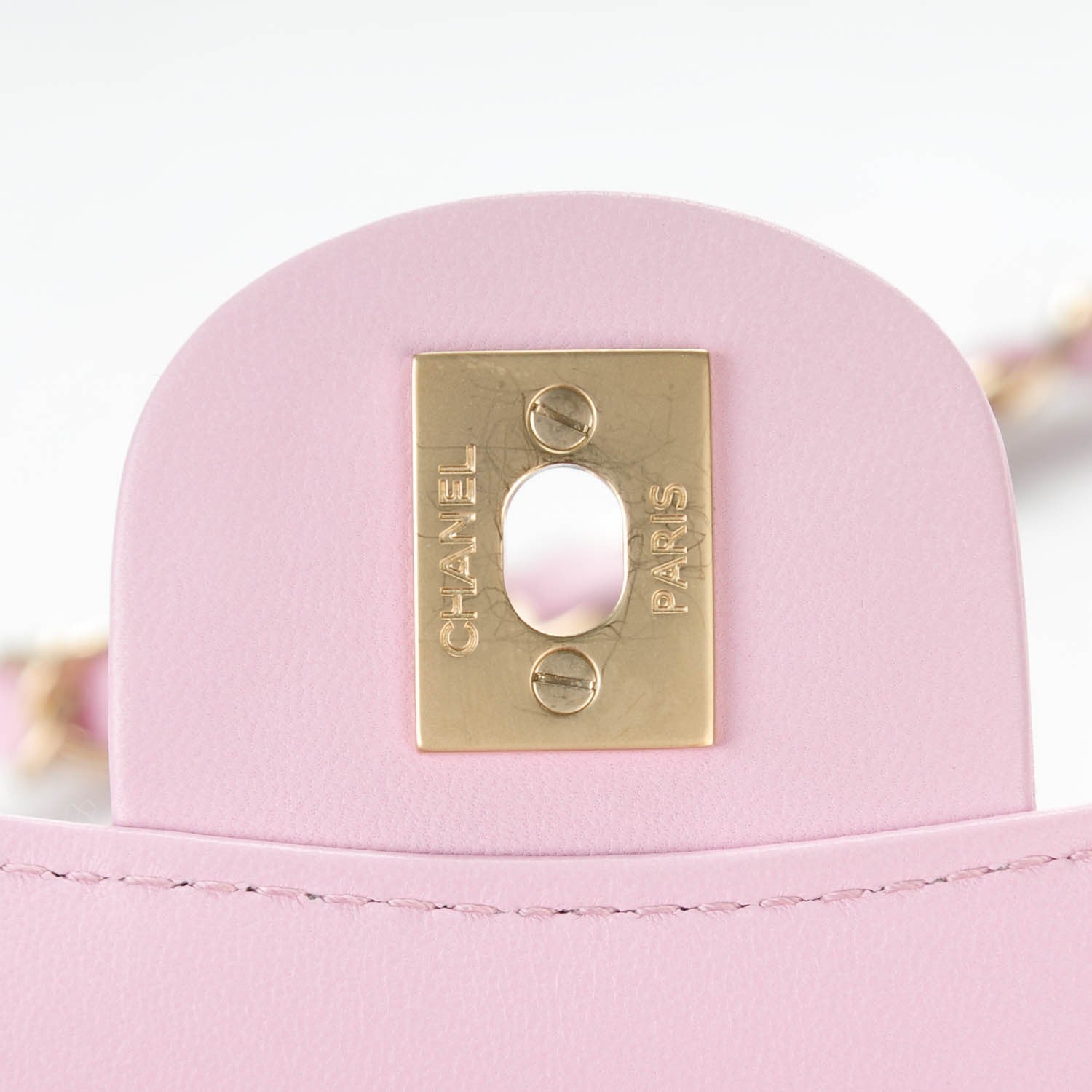 Chanel Lambskin Quilted Mini Mademoiselle Chic Flap Pink 5 of 8